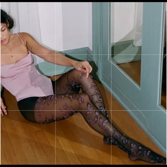 Urban Butterfly Sheer Tights | Poshmark